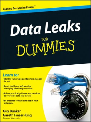 cover image of Data Leaks For Dummies